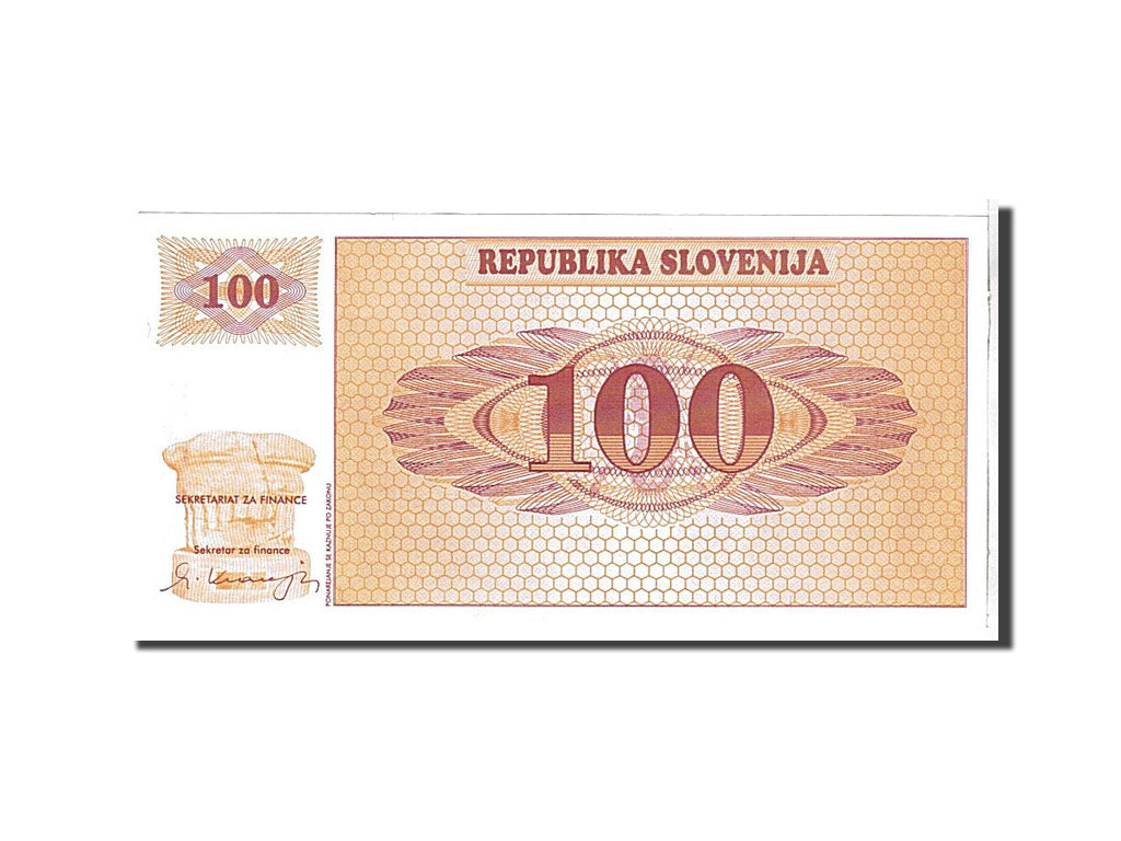 Slovenia, 100 (Tolarjev), 1990, KM #6a, UNC(65-70), BB90357619