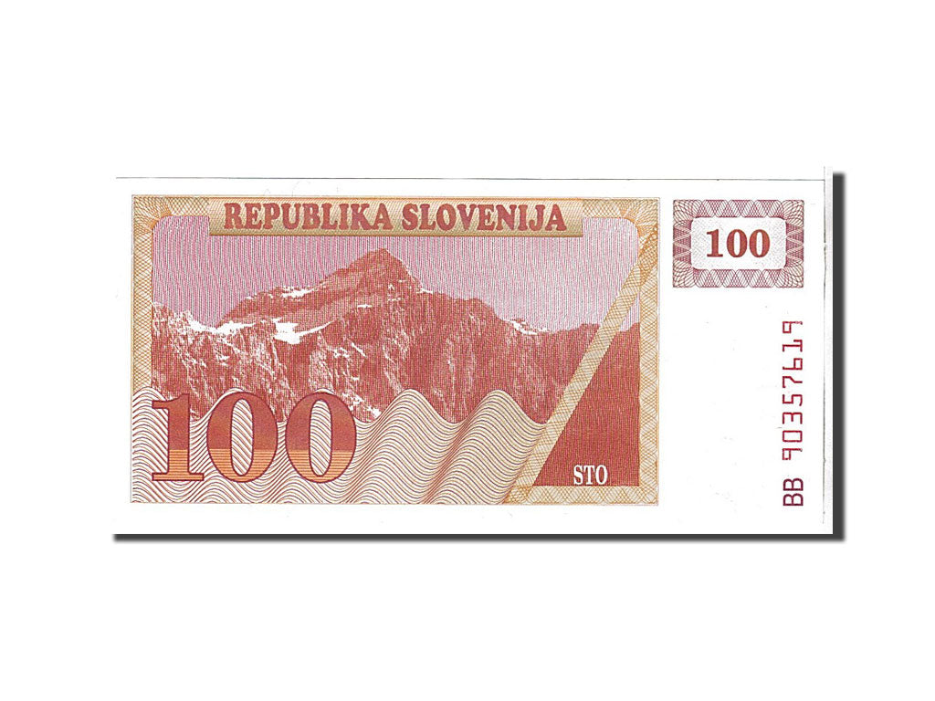 Slovenia, 100 (Tolarjev), 1990, KM #6a, UNC(65-70), BB90357619