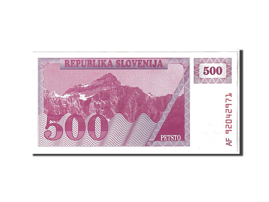 Slovenia, 500 (Tolarjev), 1990, KM #8a, UNC(65-70), AF92042971