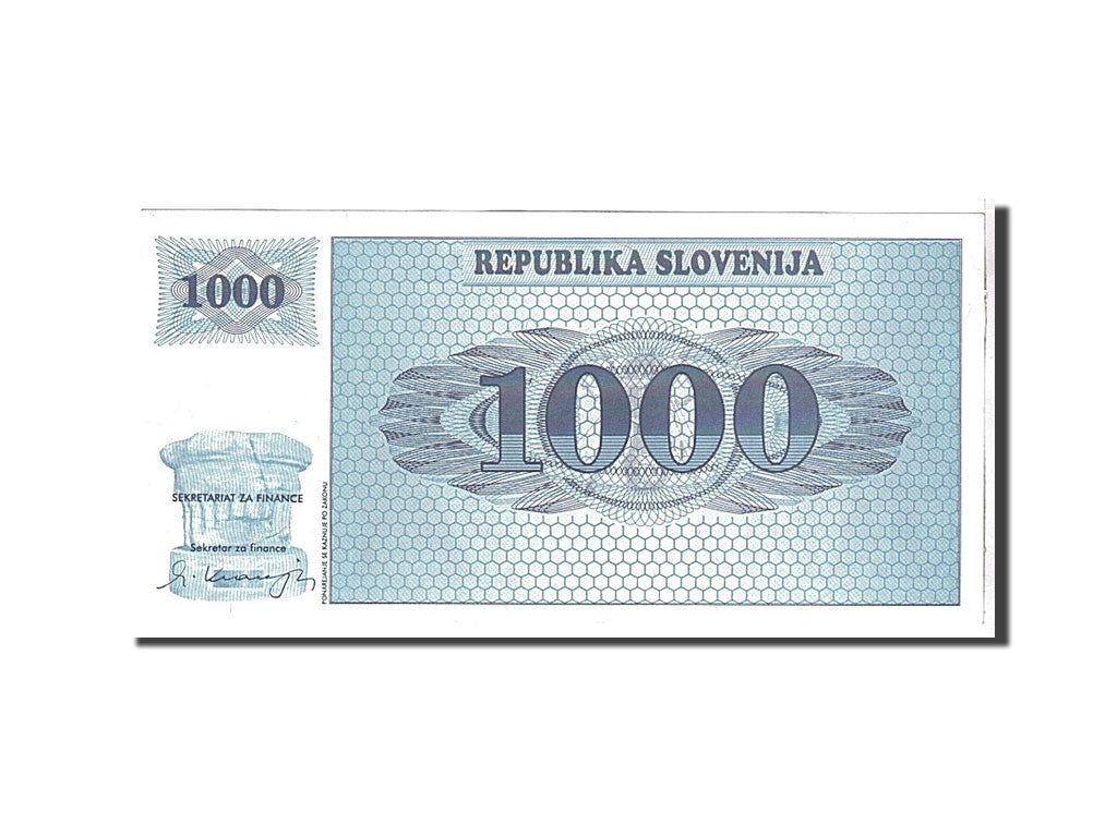 Slovenia, 1000 (Tolarjev), 1991, KM #9a, UNC(63), AL92477906