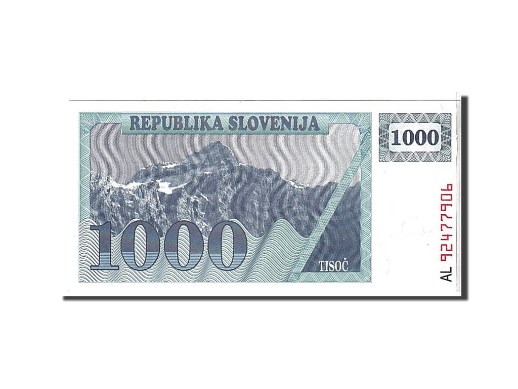 Slovenia, 1000 (Tolarjev), 1991, KM #9a, UNC(63), AL92477906