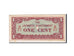 Burma, 1 Cent, 1942, KM #9b, AU(50-53), BAT