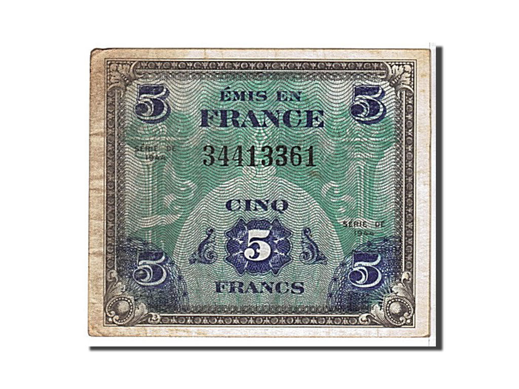5 Francs type Drapeau, 1944