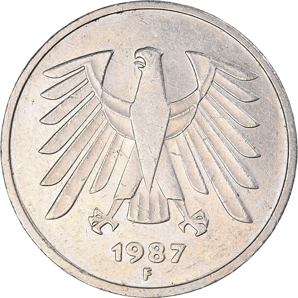 Münze, Deutschland, 5 Mark, 1987