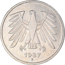 Münze, Deutschland, 5 Mark, 1987