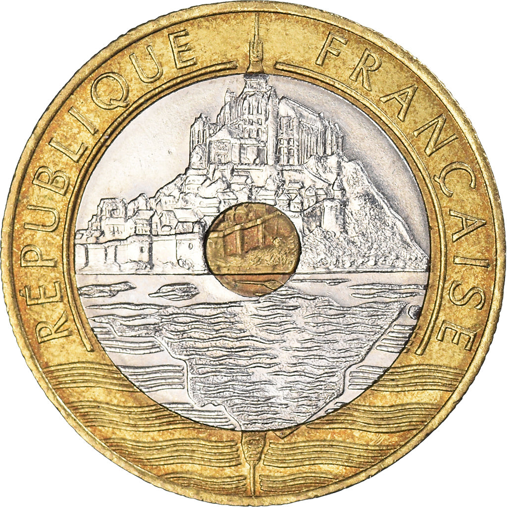 Moeda, França, 20 Francs, 1995