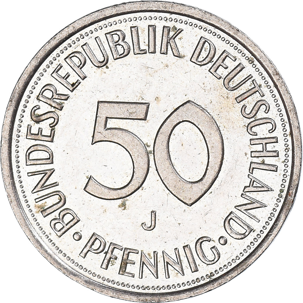 Coin, Germany, 50 Pfennig, 1992