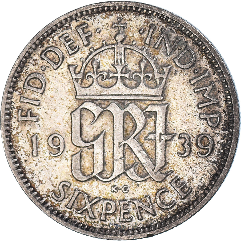 Moneta, Gran Bretagna, 6 Pence, 1939
