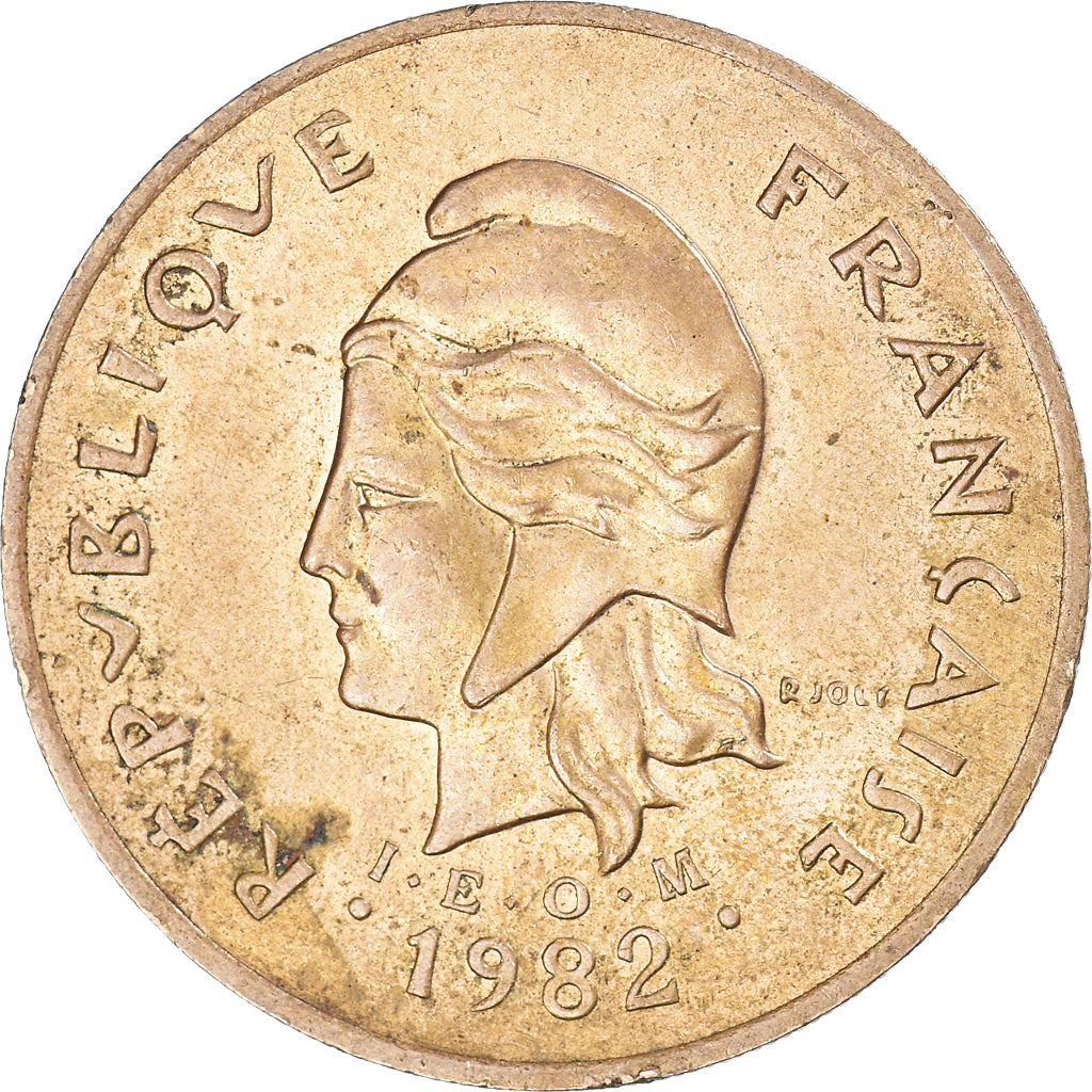 Munten, Frans Polynesië, 100 Francs, 1982