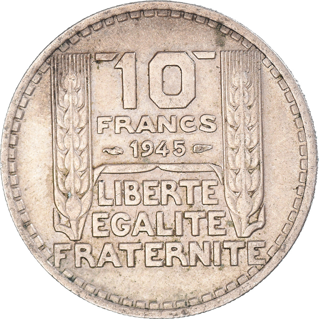 Münze, Frankreich, 10 Francs, 1945