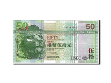 Hong Kong, 50 Dollars, 2005, KM #208b, UNC(65-70), BQ289542