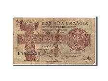 Billet, Espagne, 1 Peseta, 1937, TB