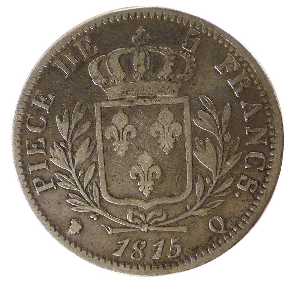 Louis XVIII, 5 Francs au Buste Habillé