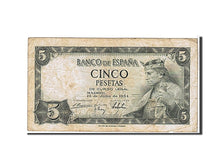 Spain, 5 Pesetas, 1954, KM #146a, VF(20-25), F8381162