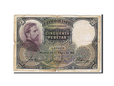 Spain, 50 Pesetas, 1931, KM #82, VG(8-10), I448494