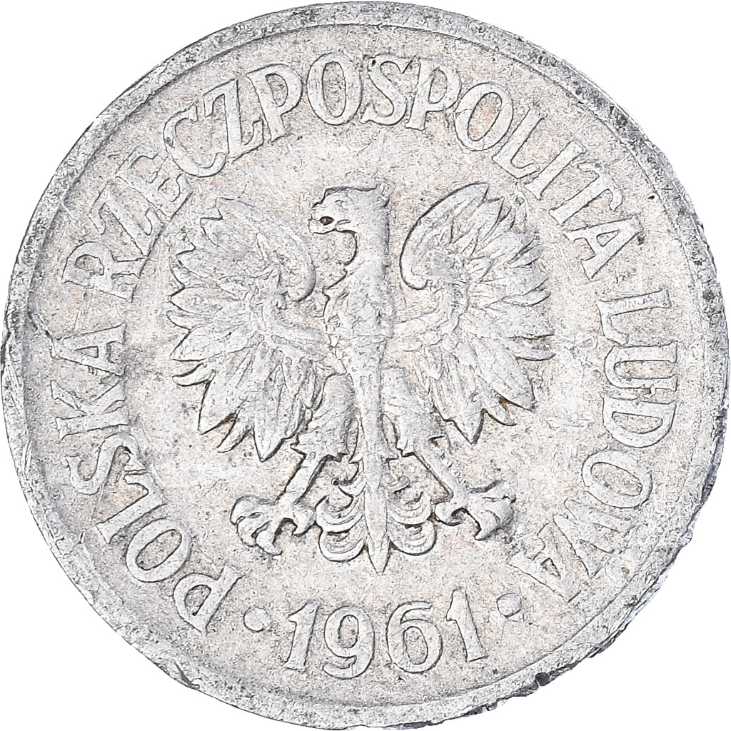 Münze, Polen, 10 Groszy, 1961