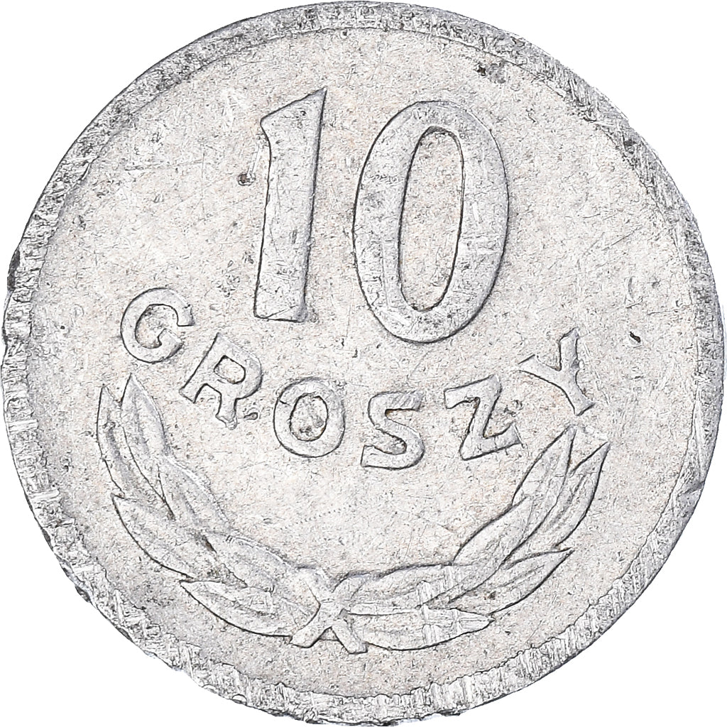 Münze, Polen, 10 Groszy, 1961