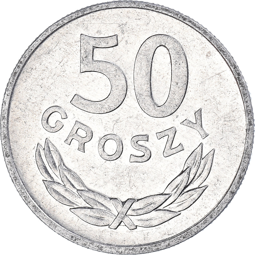 Coin, Poland, 50 Groszy, 1977