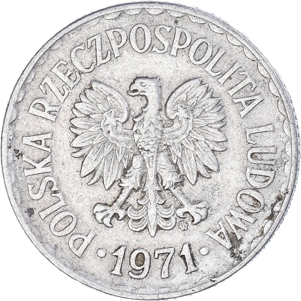 Münze, Polen, Zloty, 1971
