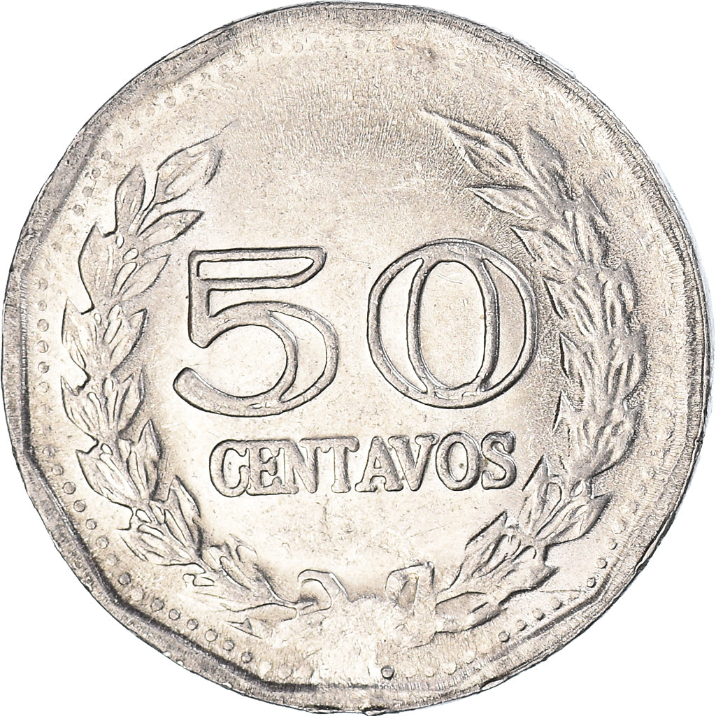 Coin, Colombia, 50 Centavos, 1976