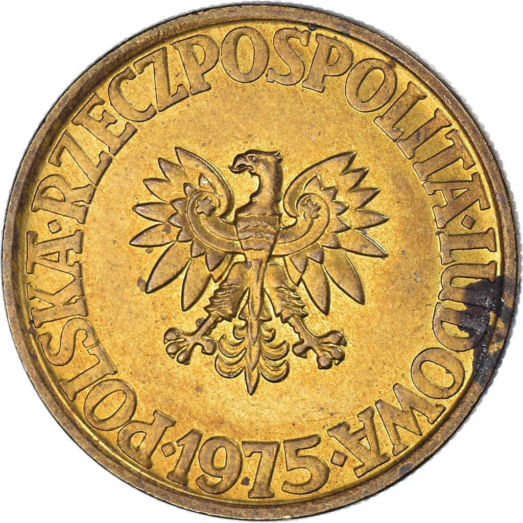 Münze, Polen, 5 Zlotych, 1975