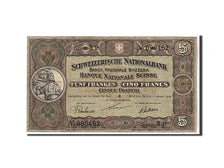 Switzerland, 5 Franken, 1919, KM #11d, EF(40-45), 090462