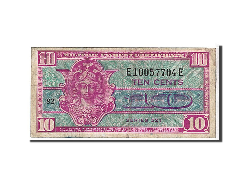 United States, 10 Cents, 1954, KM #M30a, VF(20-25), E10057704E