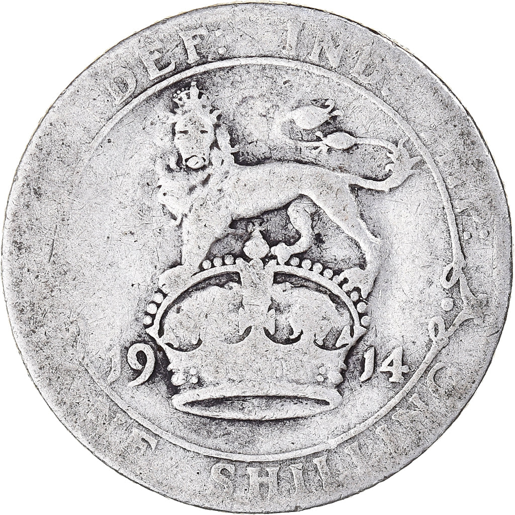 Moneda, Gran Bretaña, Shilling, 1914