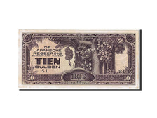 Netherlands Indies, 10 Gulden, 1942, KM #125c, UNC(65-70)