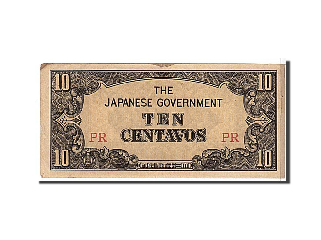 Billete, 10 Centavos, 1942, Filipinas, KM:104a, MBC