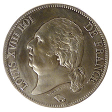 FRANCE, Louis XVIII, 5 Francs, 1821, Paris, KM #711.1, AU(50-53), Silver,...