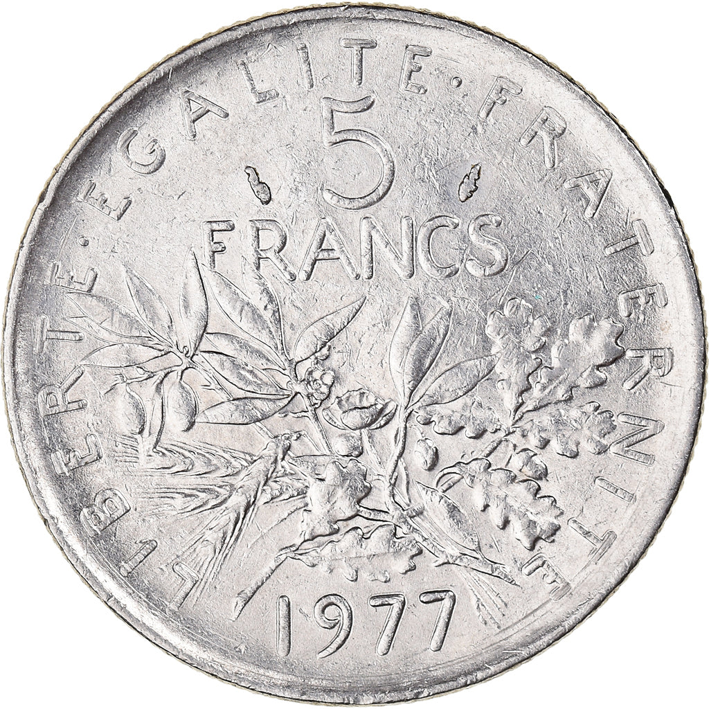 Coin, France, 5 Francs, 1977
