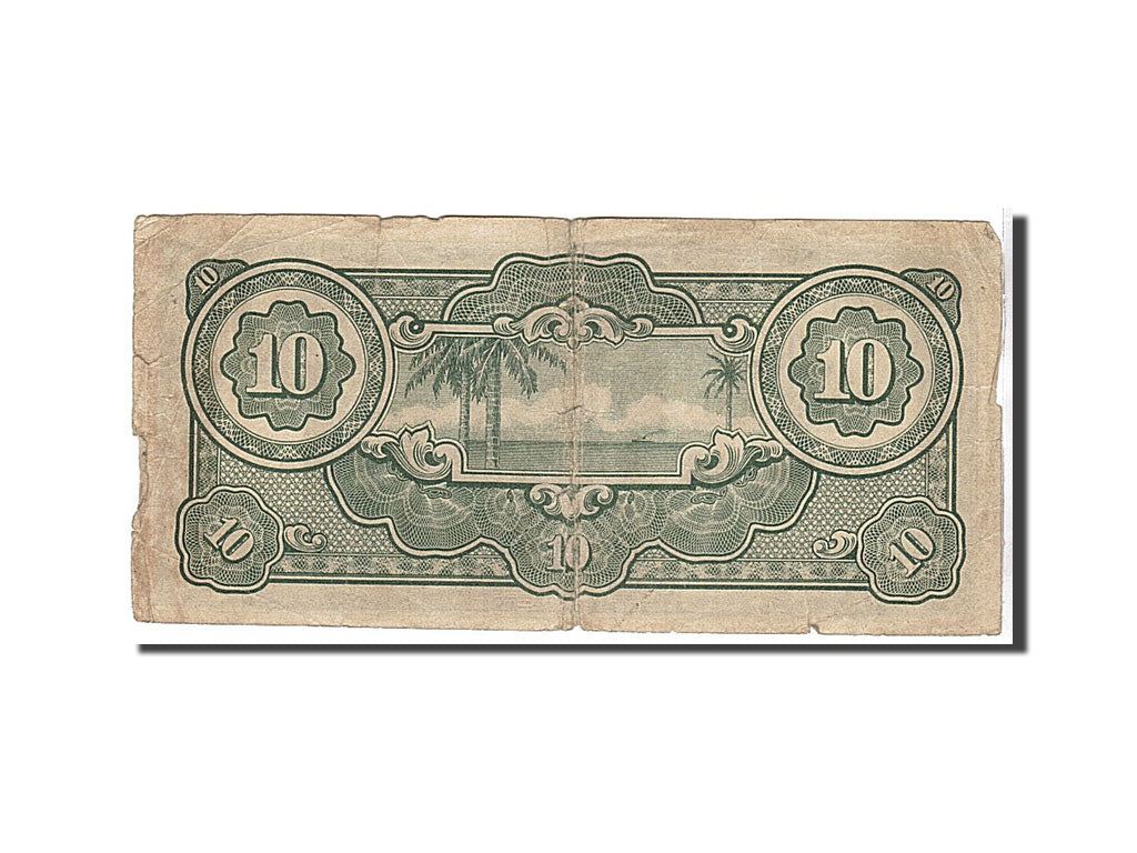 Biljet, MALAYA, 10 Dollars, 1942, B