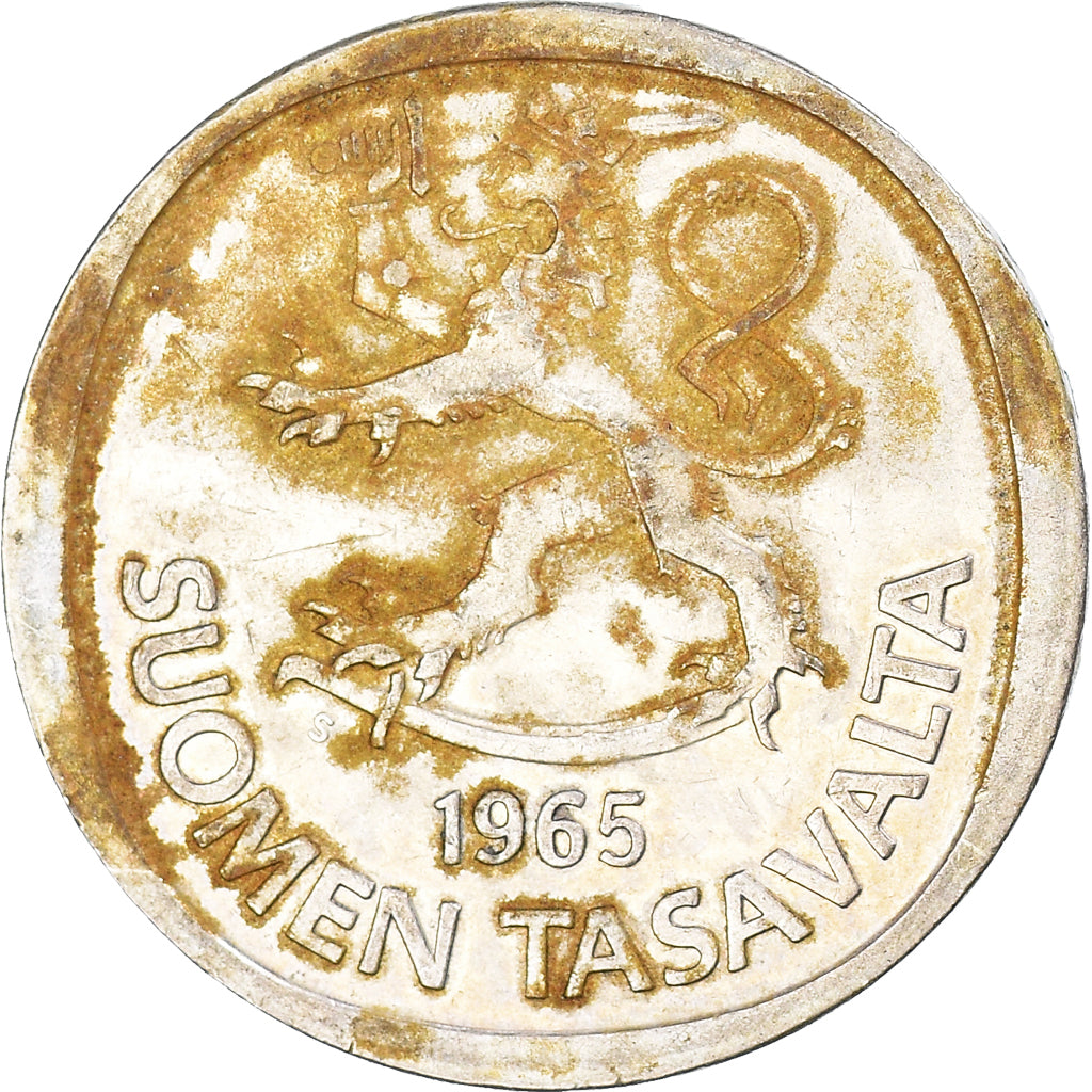 Moneda, Finlandia, Markka, 1965