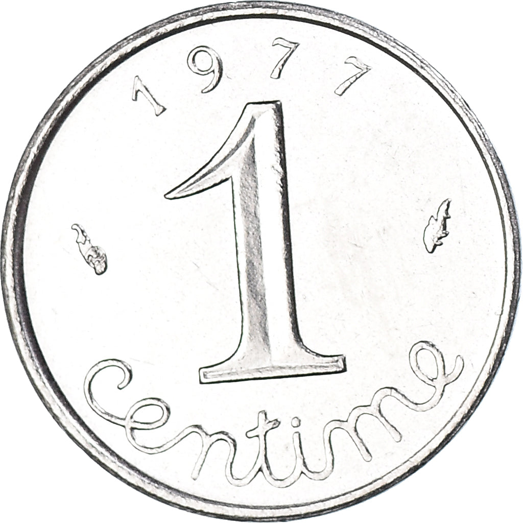 Moeda, França, Centime, 1977