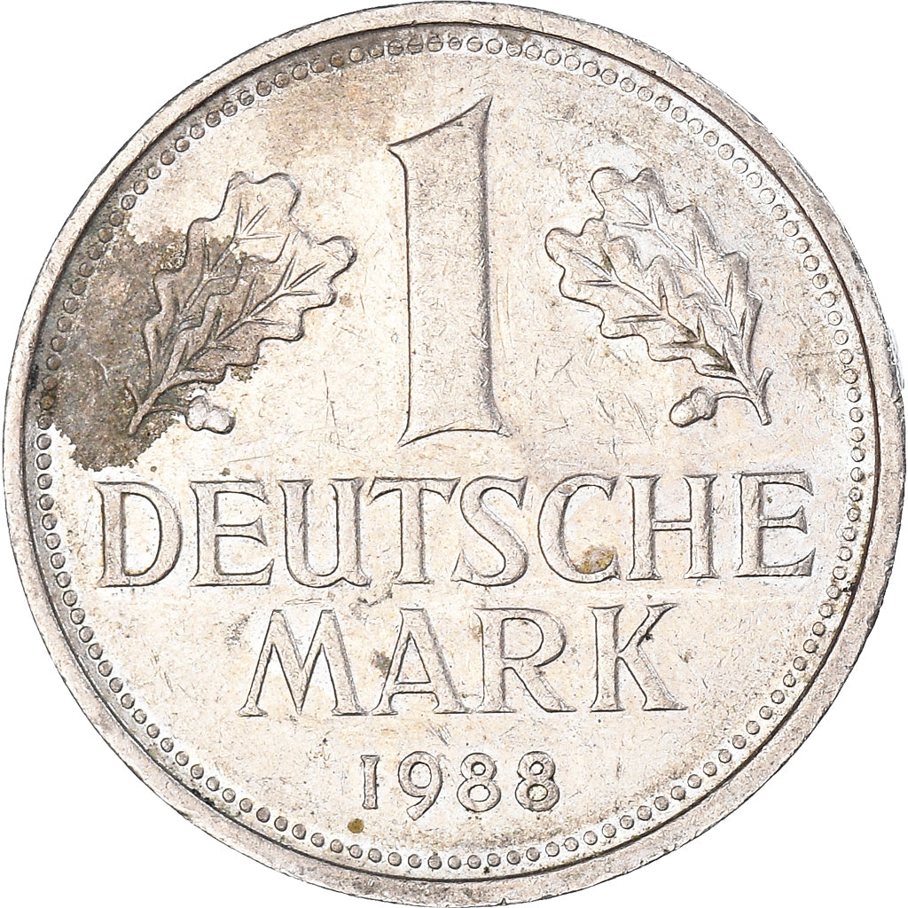 Coin, GERMANY - FEDERAL REPUBLIC, Mark, 1988