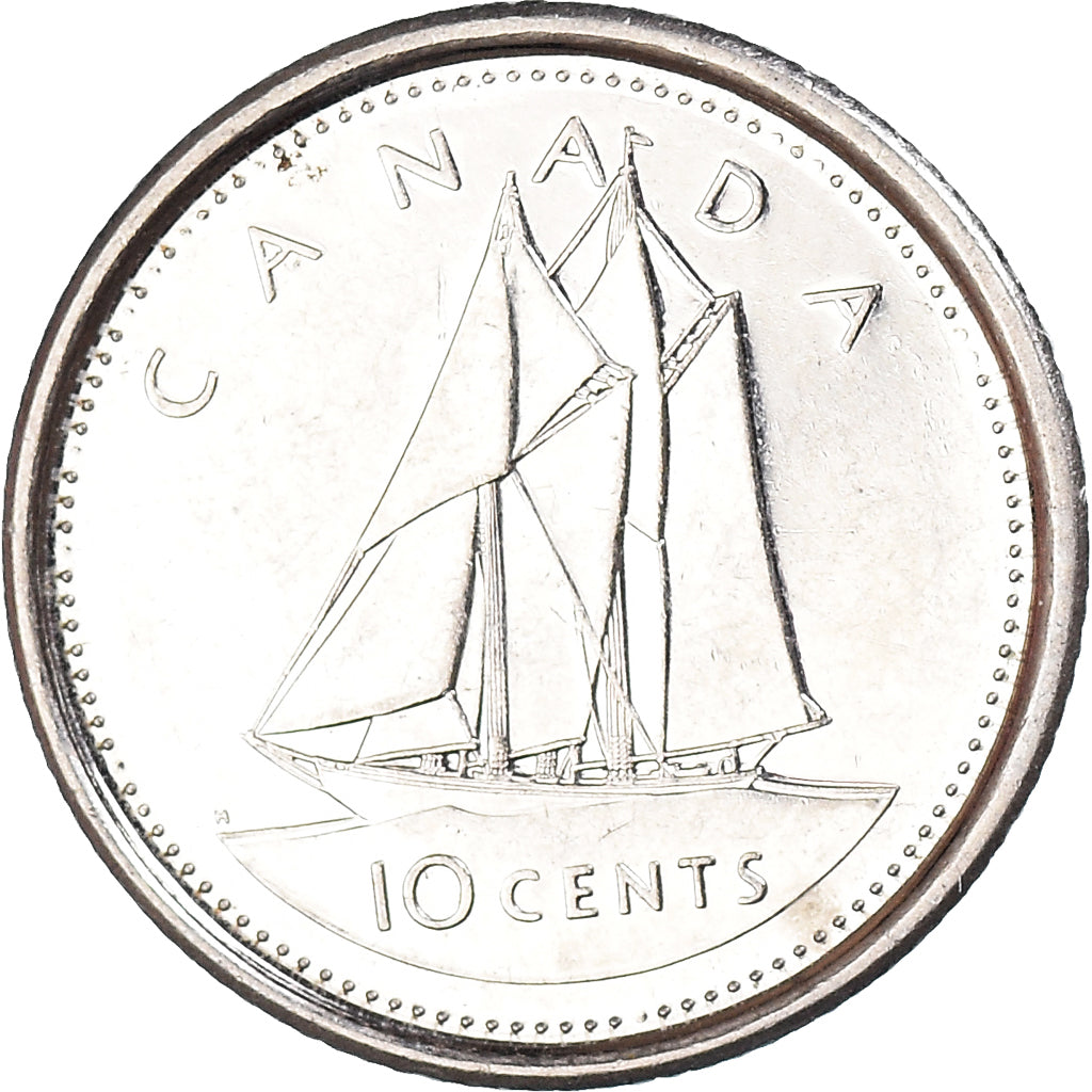 Moneta, Canada, 10 Cents, 2002