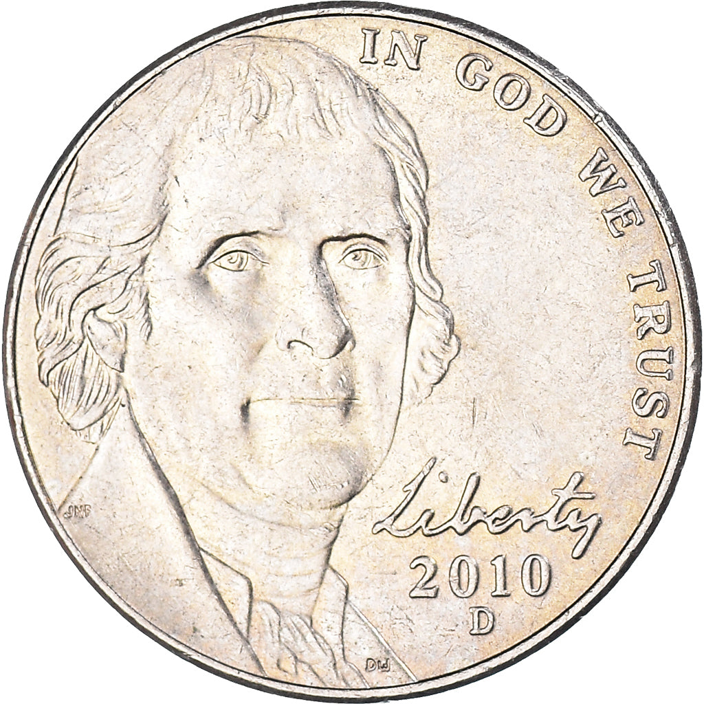 Munten, Verenigde Staten, 5 Cents, 2010