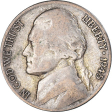 Munten, Verenigde Staten, 5 Cents, 1945