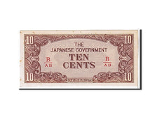Burma, 10 Cents, 1942, KM #11b, AU(55-58), BAB