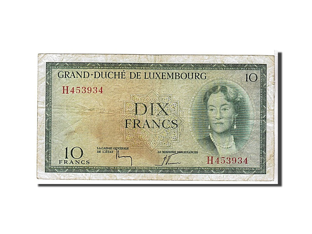 Luxembourg, 100 Francs, 1954, KM #47s, EF(40-45), H453934