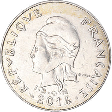 Moneta, Nuova Caledonia, 20 Francs, 2014