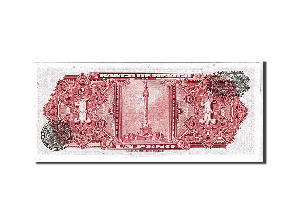 Biljet, Mexico, 1 Peso, 1961, NIEUW