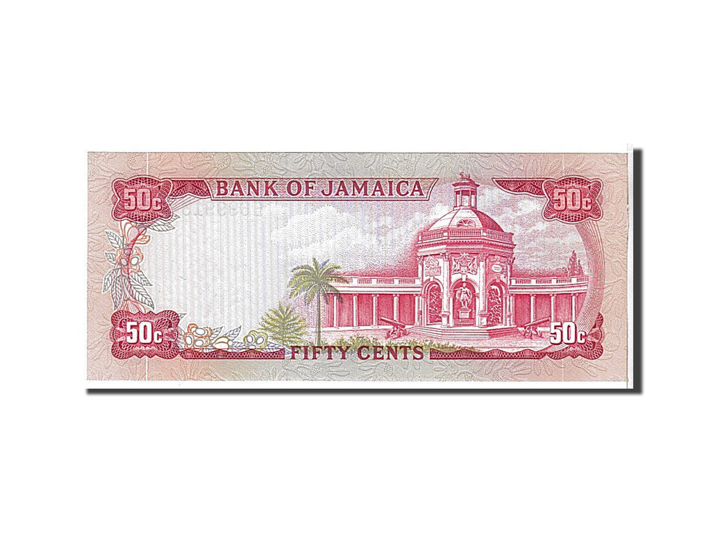 Jamaica, 50 Cents, 1970, KM #53a, UNC(65-70), E699913