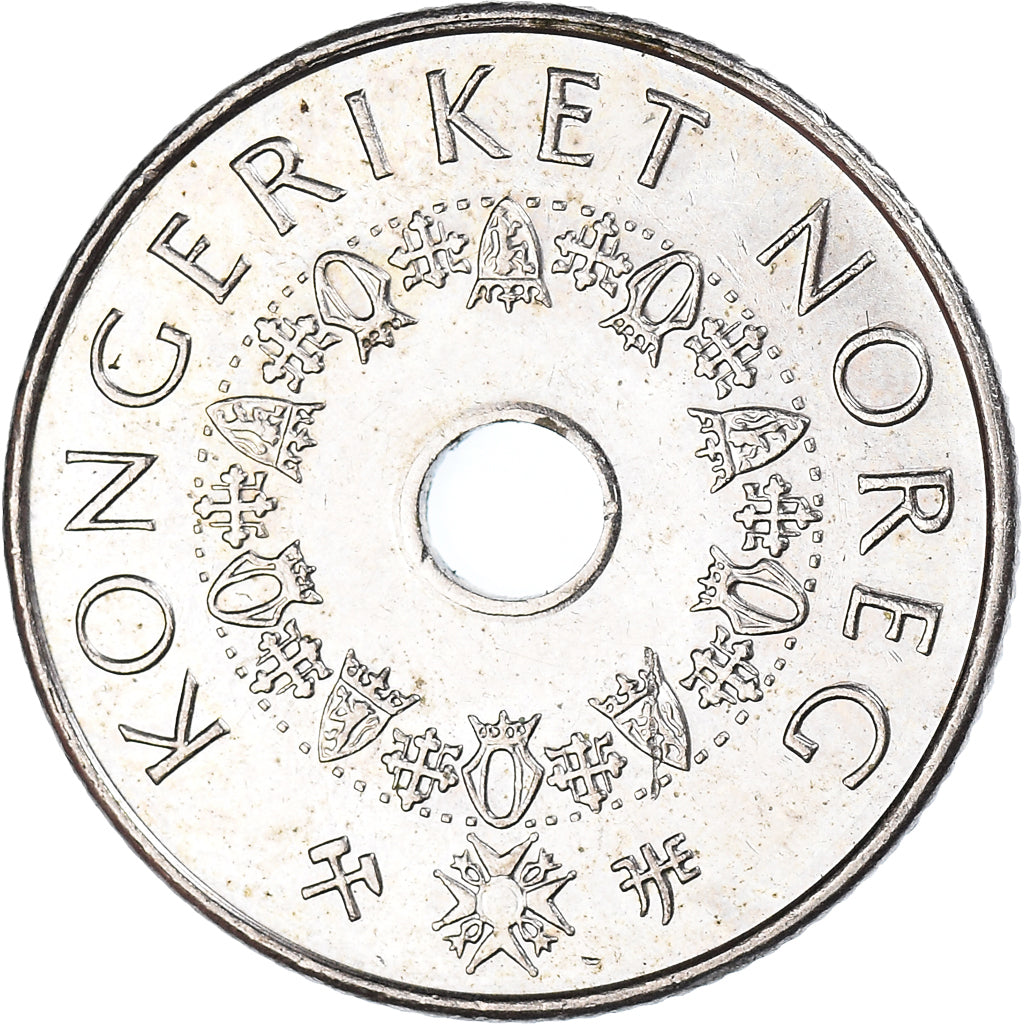 Münze, Norwegen, 5 Kroner, 1999
