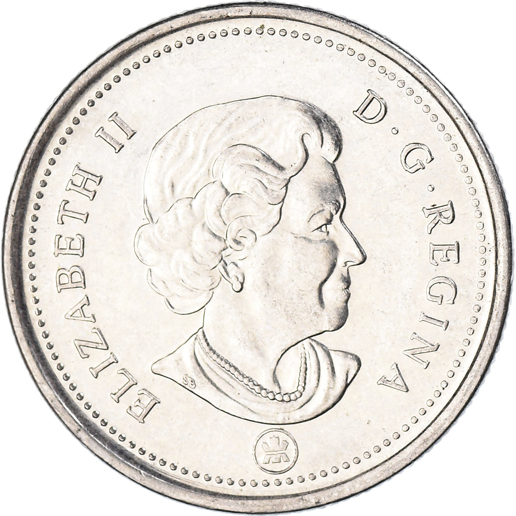 Münze, Kanada, 25 Cents, 2008