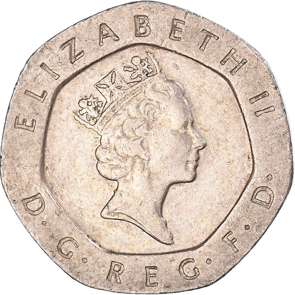 Moeda, Grã-Bretanha, 20 Pence, 1995