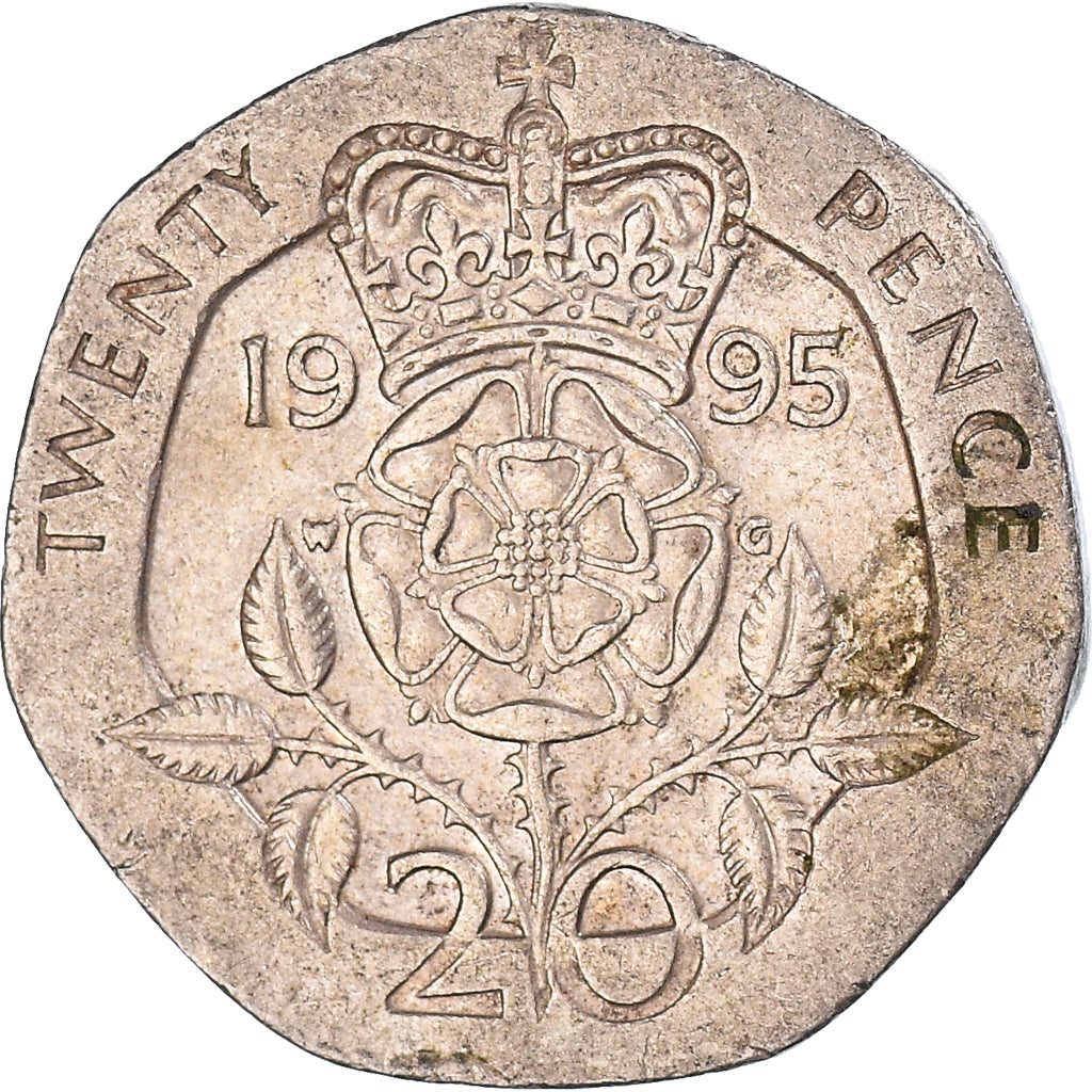 Moeda, Grã-Bretanha, 20 Pence, 1995