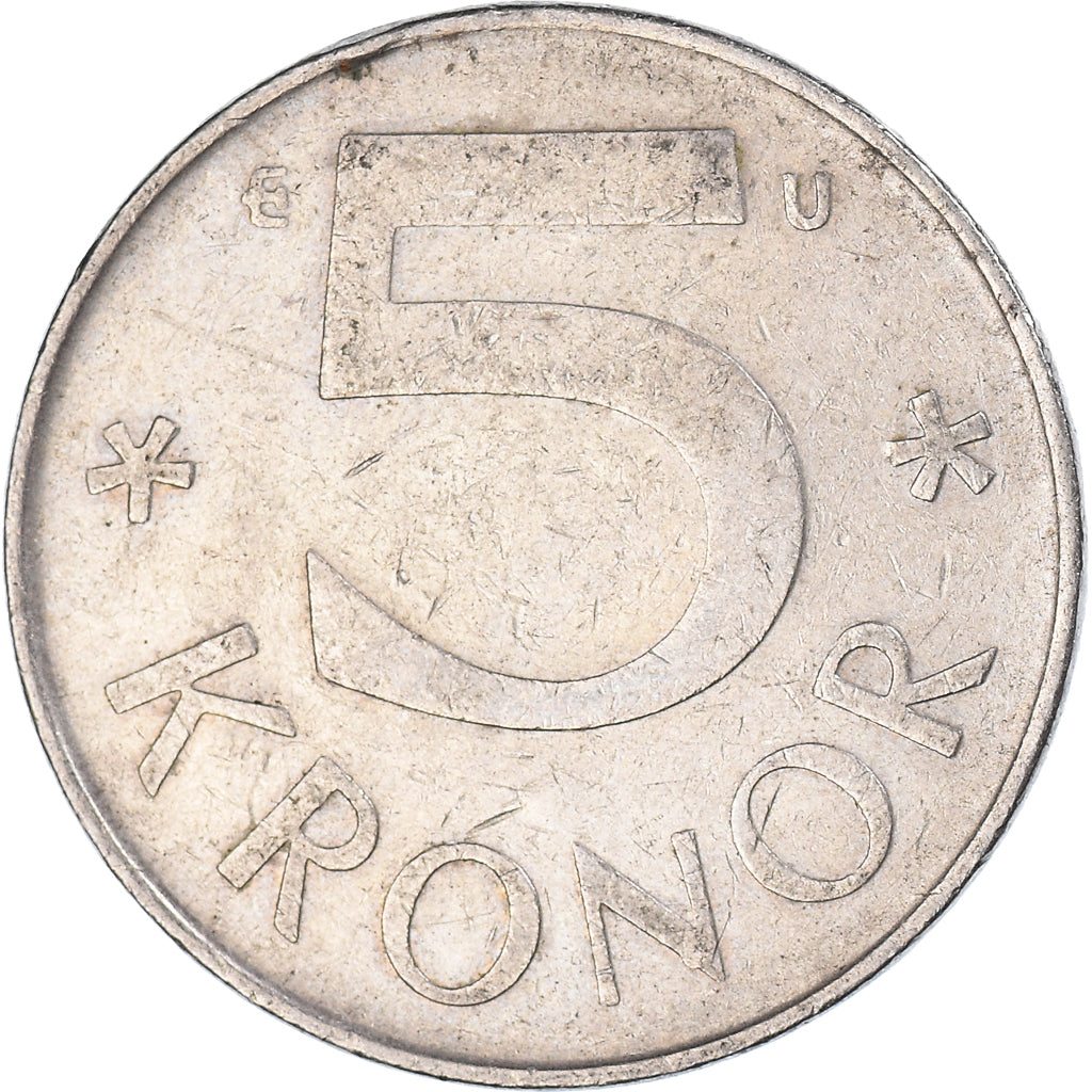 Coin, Sweden, 5 Kronor, 1987