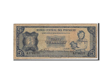 Paraguay, 5 Guaraníes, 1952, KM #186c, EF(40-45), A2744229